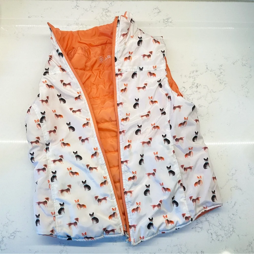 Ariat Kid’s Reversible Puffer Vest - Picture 5 of 13